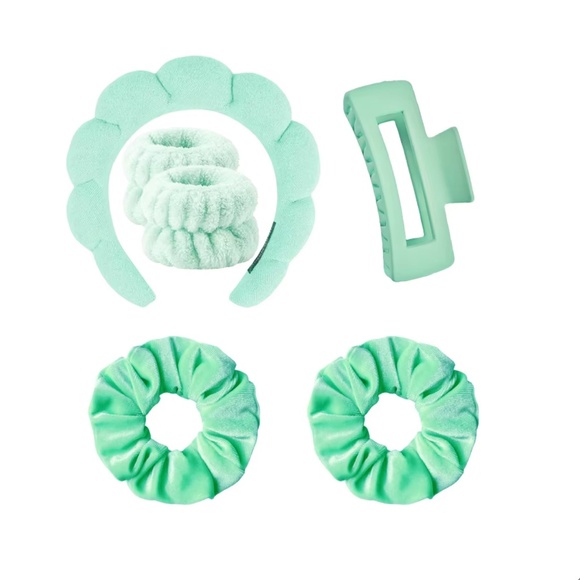 Mint Green 6-Piece Spa Headband Set - Picture 1 of 3